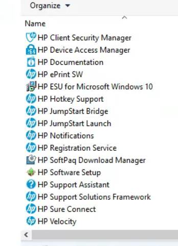 hp hotkey support driver